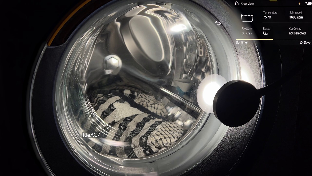 Miele W1 WER865 | Cotton 75°C | Water+3