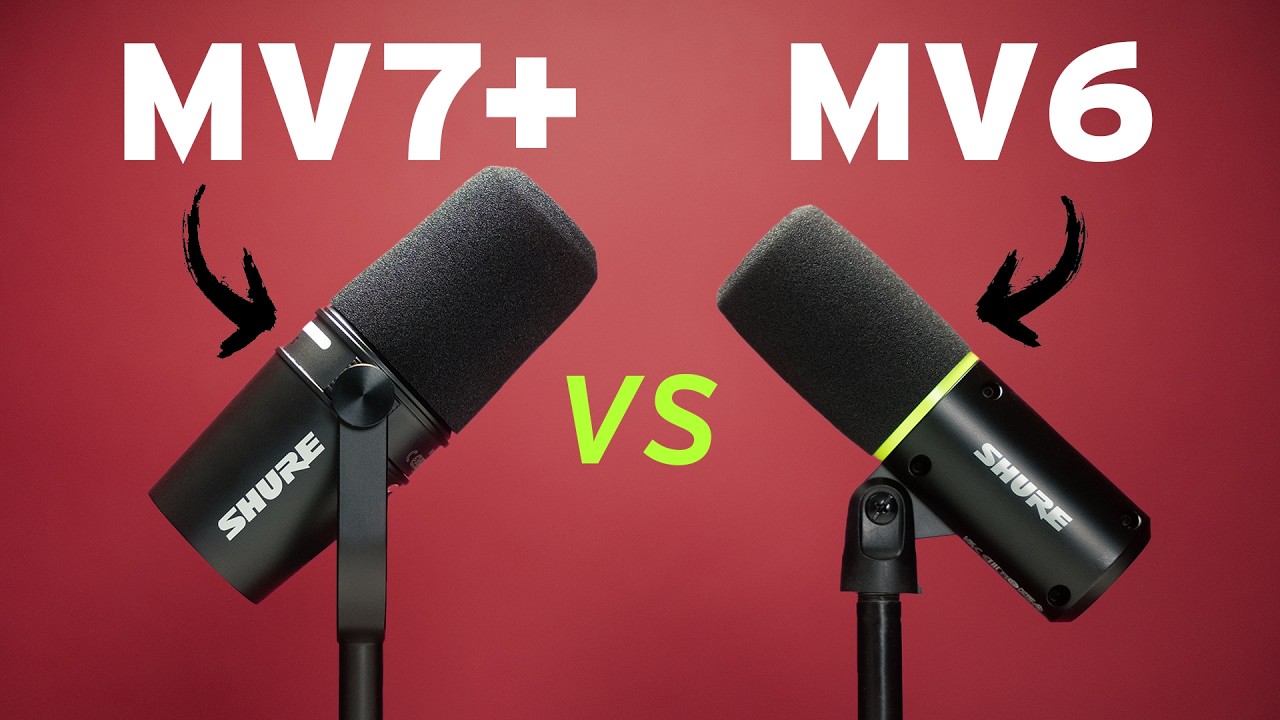 The Shure MV7+ vs MV6 and others!
