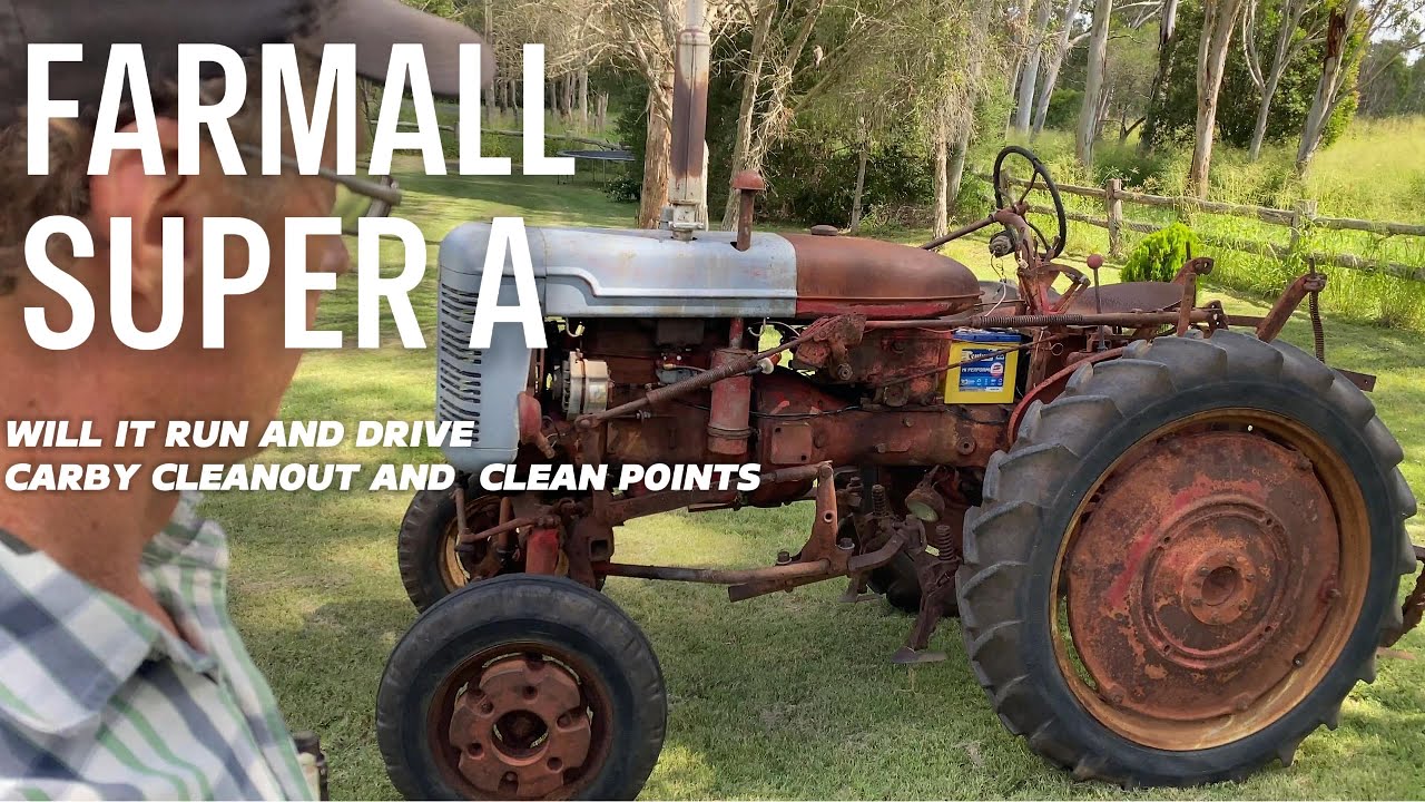 FARMALL SUPER A   start and run