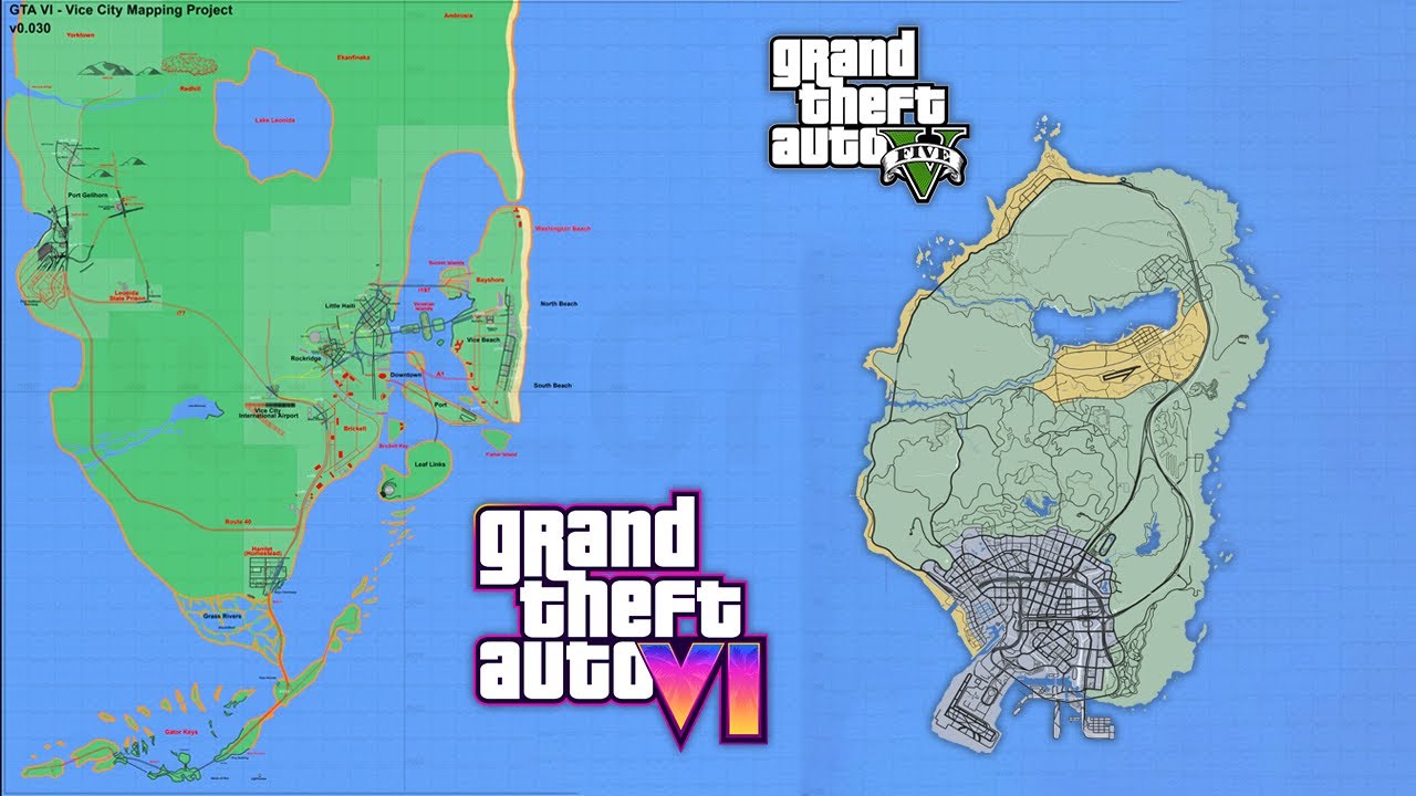 The GTA 6 Map Is MASSIVE! (Most Updated Version)