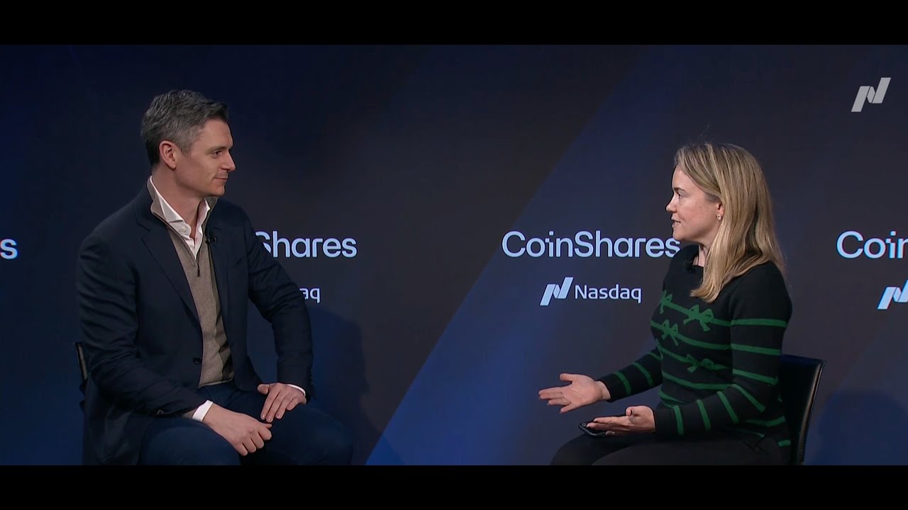 Nasdaq's Just for Funds, with CoinShares' CEO Jean-Marie Mognetti
