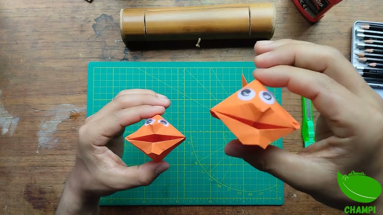 Capítulo 16. Origami Pez besucón.