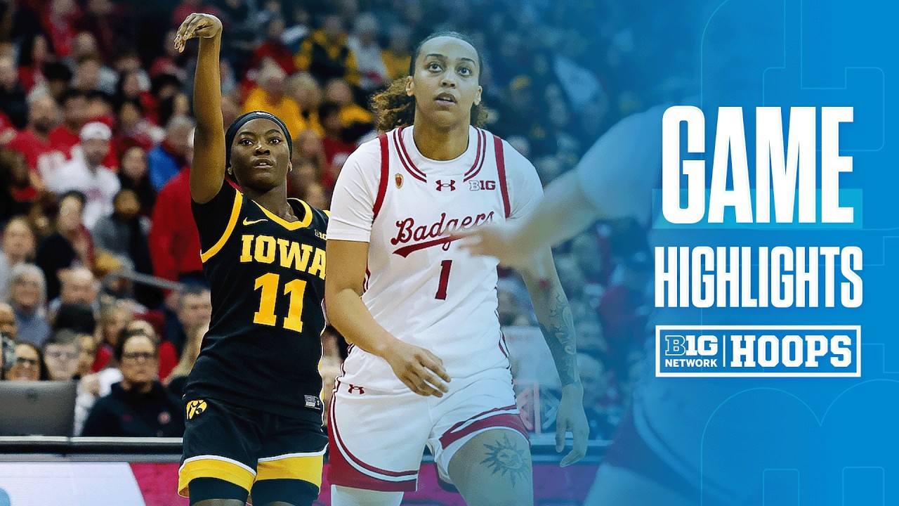 Iowa at Wisconsin | HIGHLIGHTS | Big Ten Women's Basketball | 03/01/26