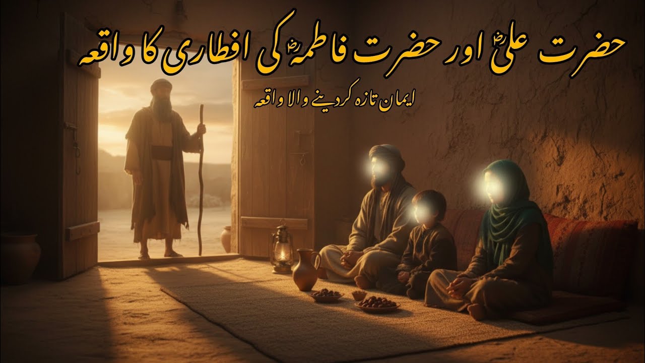 Ramzan Special Waqia | Hazrat Ali RA aur Bibi Fatima RA ka Faqeer Ke Sath Iman Afroz Manzar