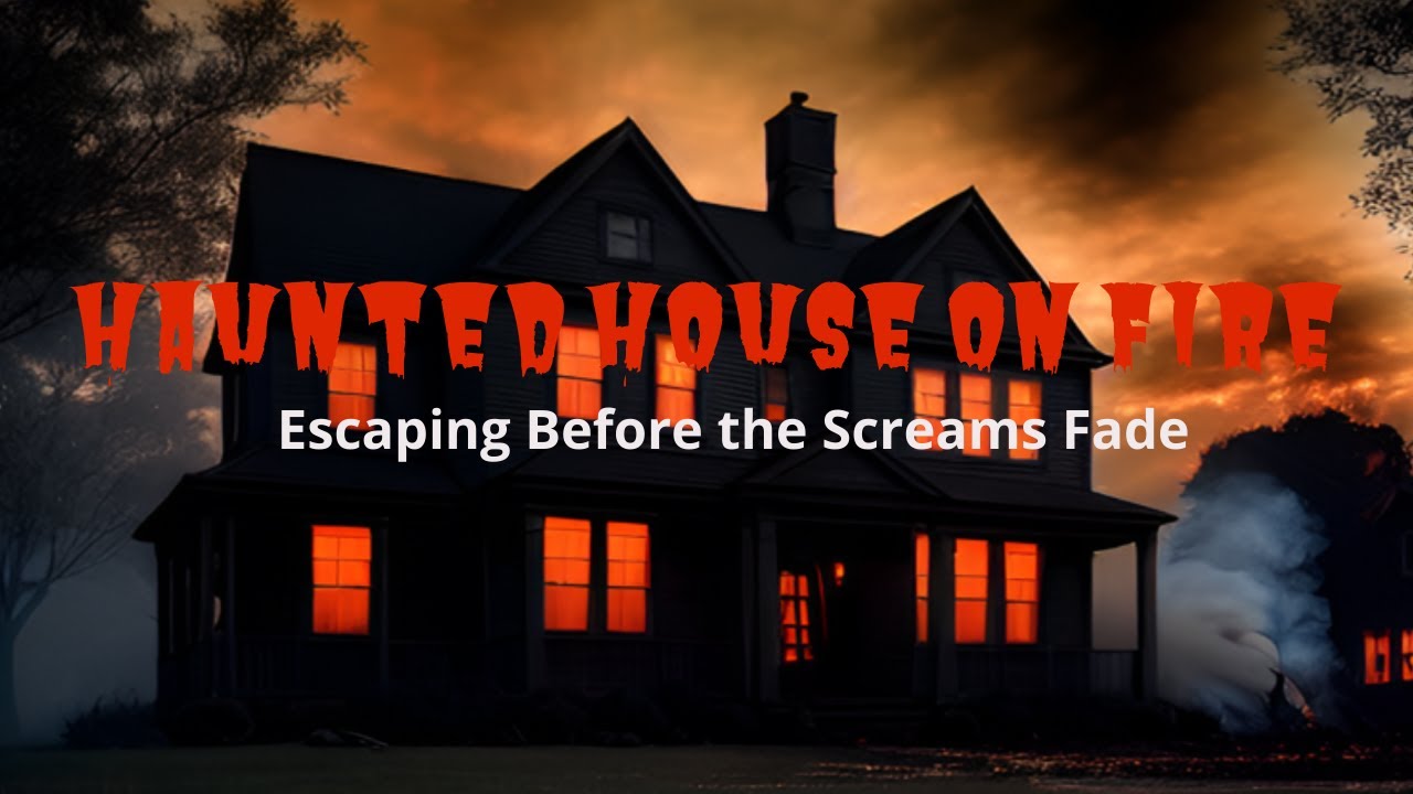 Escaping the Haunted Inferno: A Night of Terror in a Burning Mansion