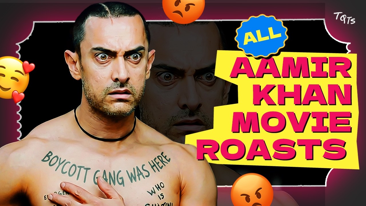 All Aamir Khan Movies Roast |  Dishonest Review | The Quarter Ticket Show