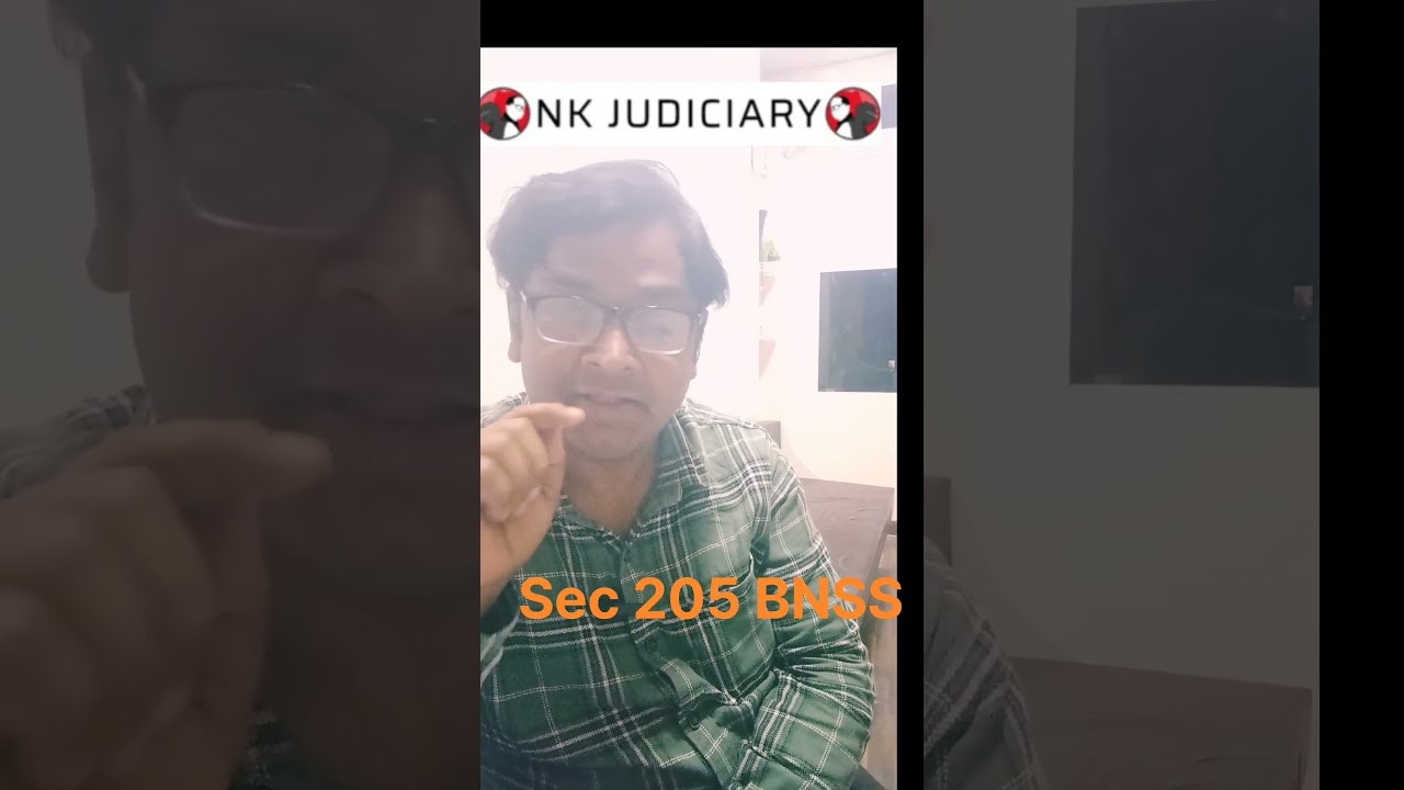Sec 205 of BNSS#judiciary #howtoprepareforclat #bestjudiciarycoaching #onlinejudiciarycourse