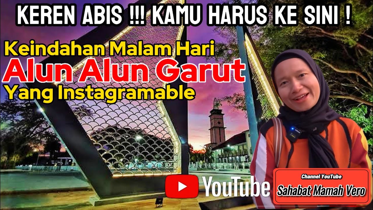 Pesona Keindahan Malam Hari Alun Alun Garut Jawa Barat
