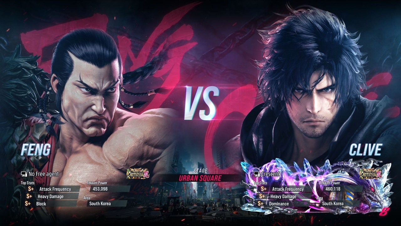 T8 🔥 KKOKKOMA (Фенг) против CRESCENT (Клайв) 🔥 Высокоуровневый геймплей Tekken 8