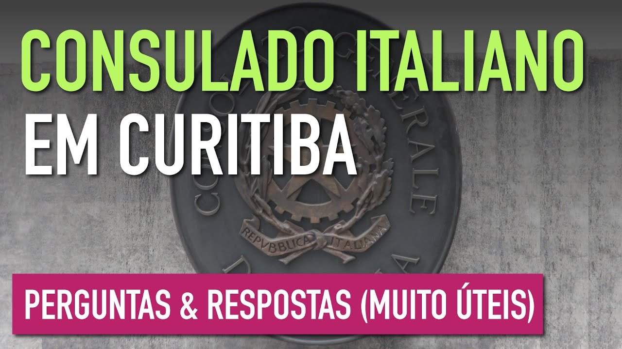 CONSULADO ITALIANO DE CURITIBA: Perguntas & Respostas