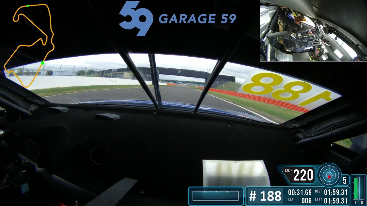 SIlverstone Aston Martin Vantage GT3, fresh tyre run