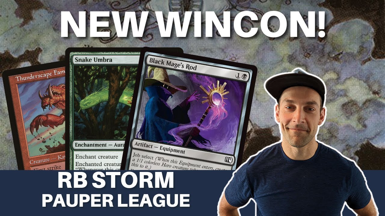 CAN WE STORM OFF? - Pairing Black Mage's Rod with Snake Umbra to blast through a Pauper League!