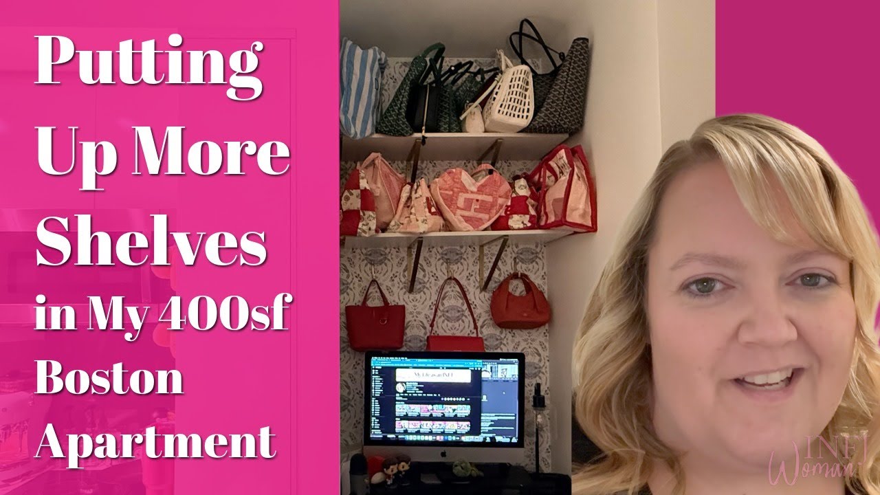 More Shelves for My 400 Sf Boston Apartment | Tiny Living | INFJ Vlog | A Day in the Life of an INFJ