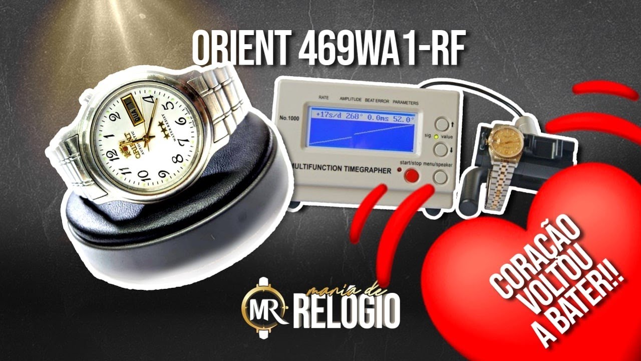 RELÓGIO AUTOMÁTICO ORIENT 469WA1-RF - O CORAÇÃO VOLTOU A BATER!!