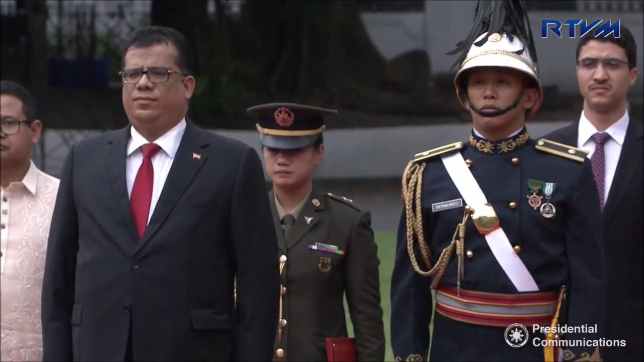 Presentation of the Credentials of The Ambassador of Yemen to Philippines Dr. Adel BaHamid