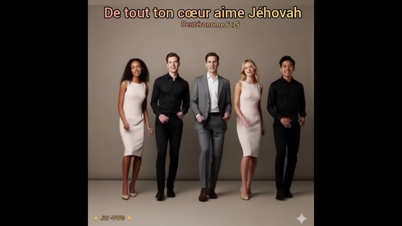 De tout ton coeur aime Jéhovah. ( Composition originale de VWG)