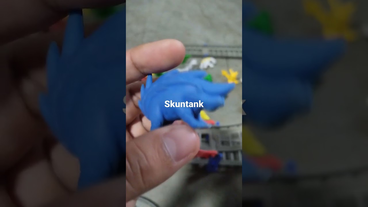 Skuntank Skunk Like Pokemon Toy #shorts