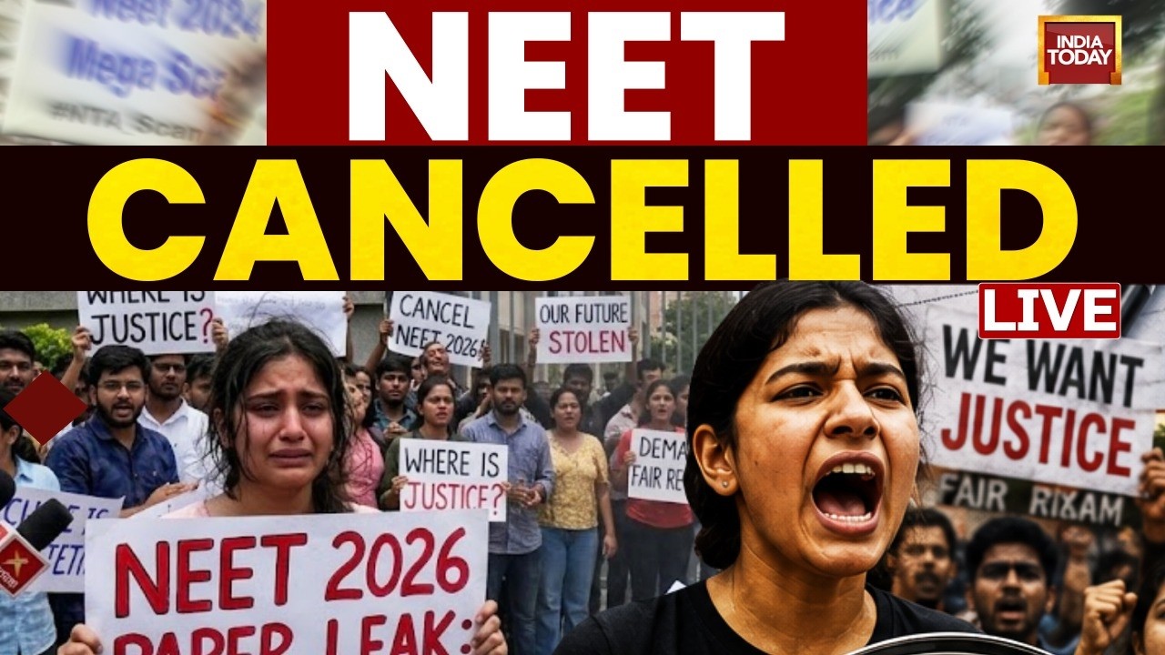NEET 2026 Cancelled LIVE Updates: NEET 2026 Paper Leak Case | NEET 2026 | NEET News | Breaking News