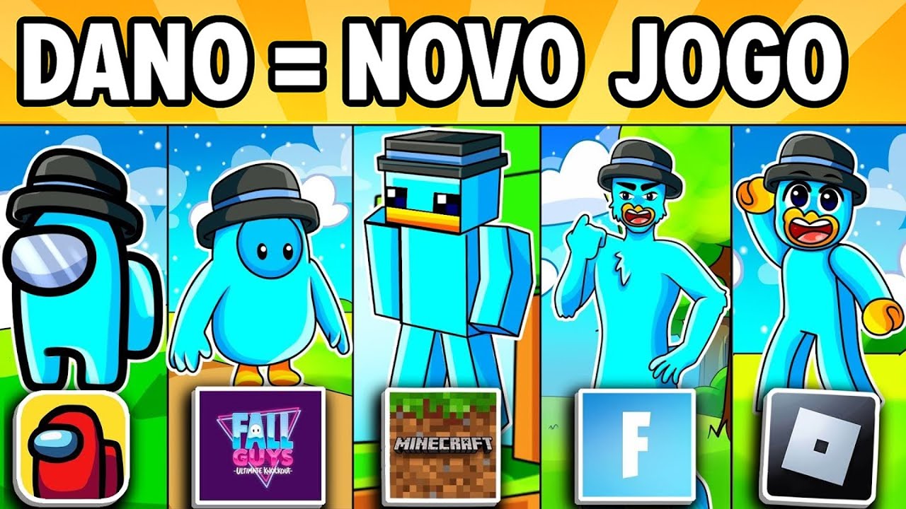 Minecraft, Mas Se Eu Levar Dano Eu Mudo de JOGO!