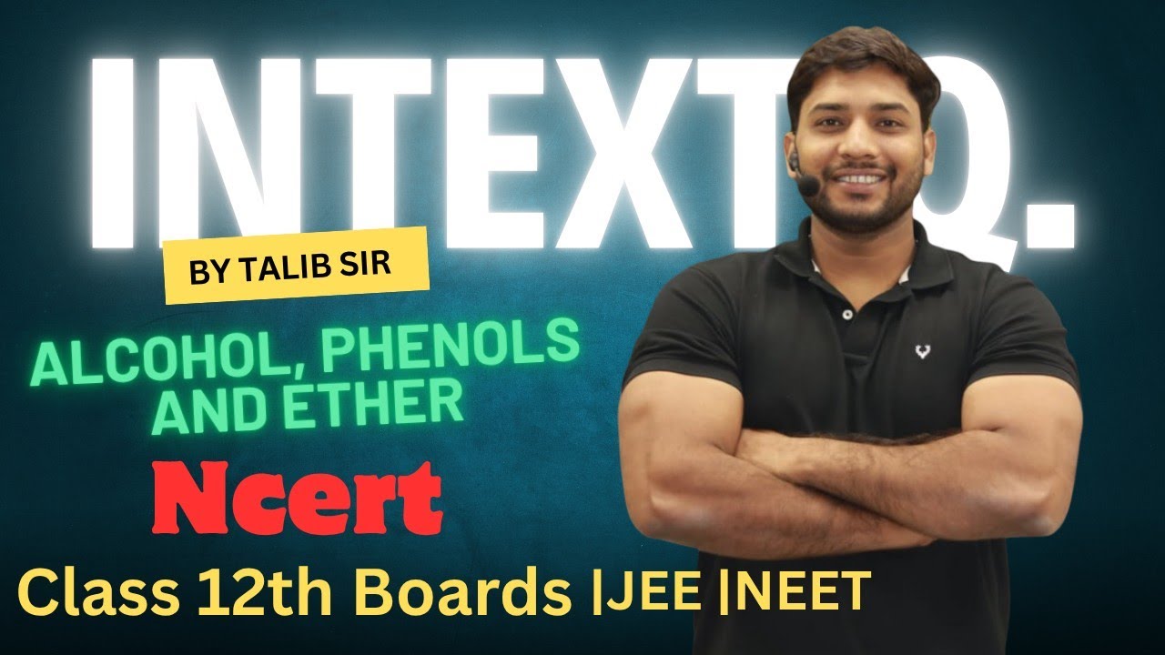 NCERT Intext Questions | Class 12 Alcohol phenol and Ether🔥 | Class 12 #boards#class12#cbse#viral