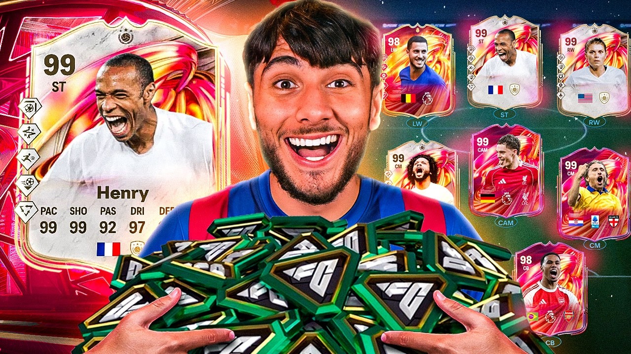 Я потратил 100 000 очков FC на команду FUTTIES!