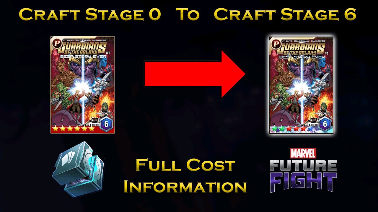 009 Premium Comic Card Full Crafting Cost - F2P - Marvel future fight