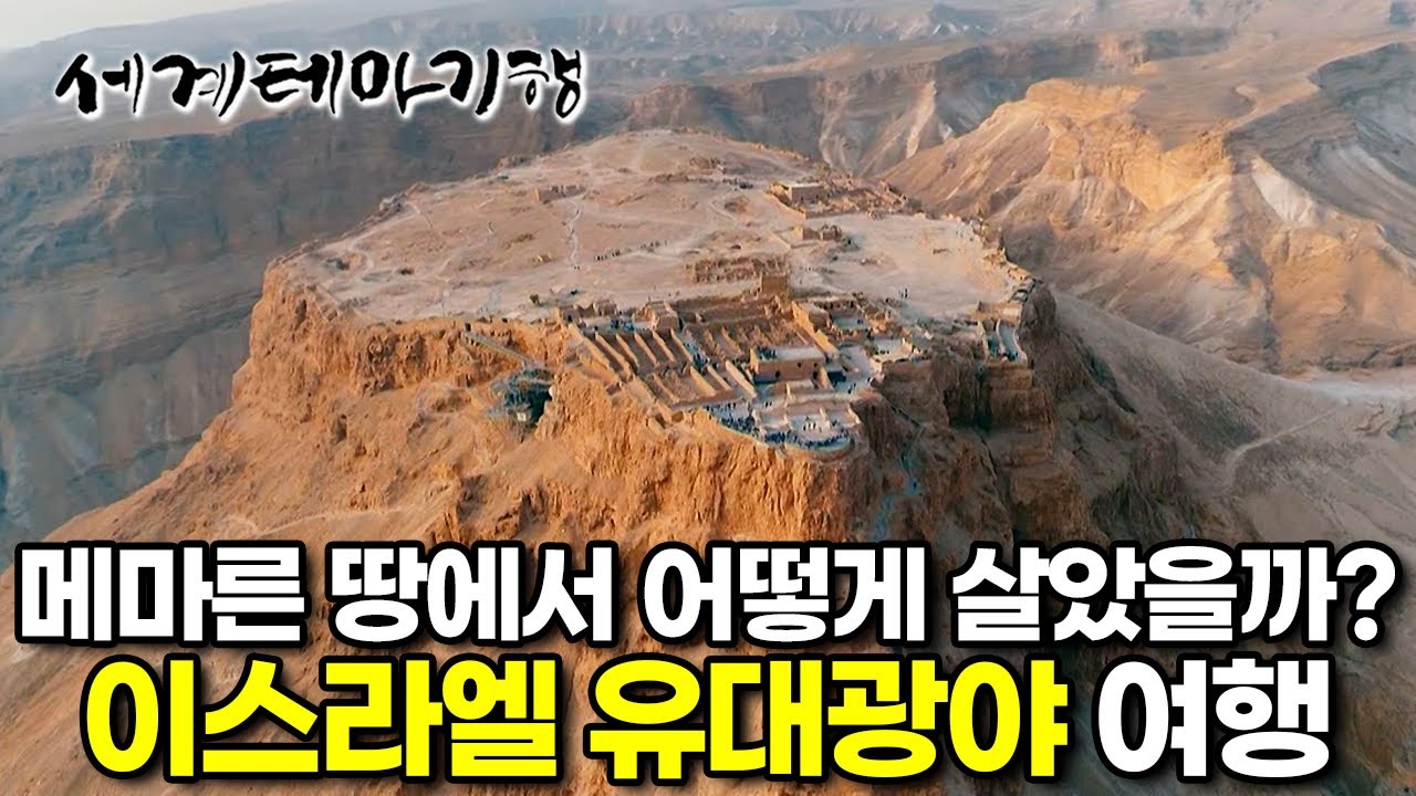 끝없이 펼쳐진 황량한 사막. 그 메마른 땅에서 어떻게 살았을까? | 고대 요새부터 사해까지 이스라엘 유대광야 여행 | 세계테마기행 | #세테깅