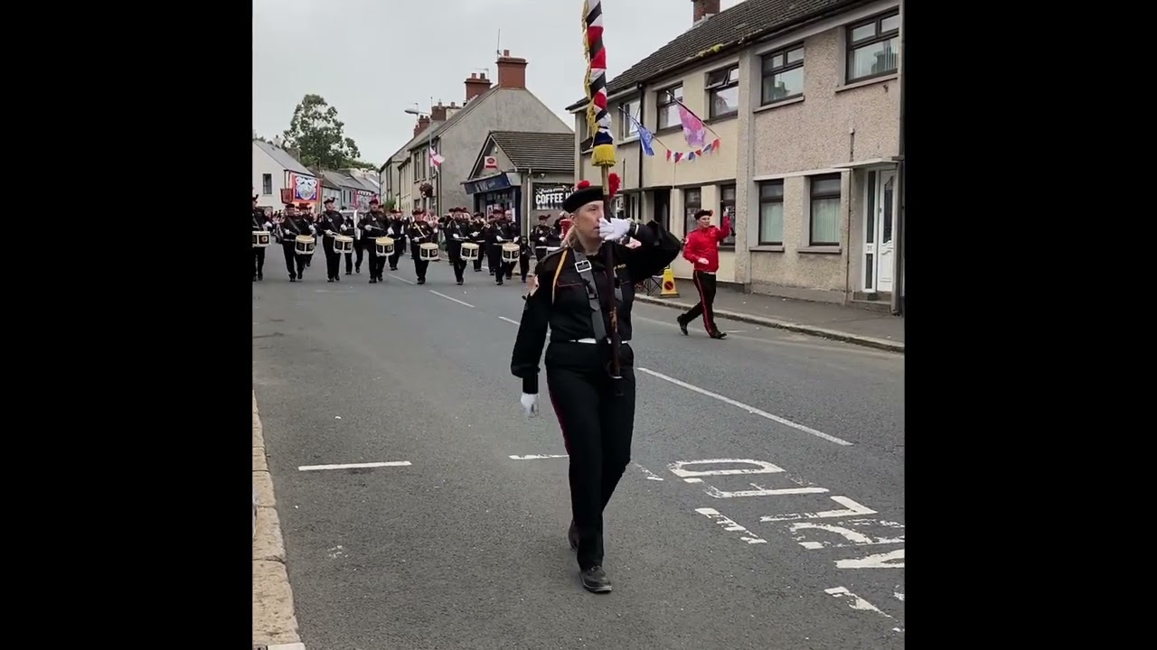 12th July parades in Greyabbey