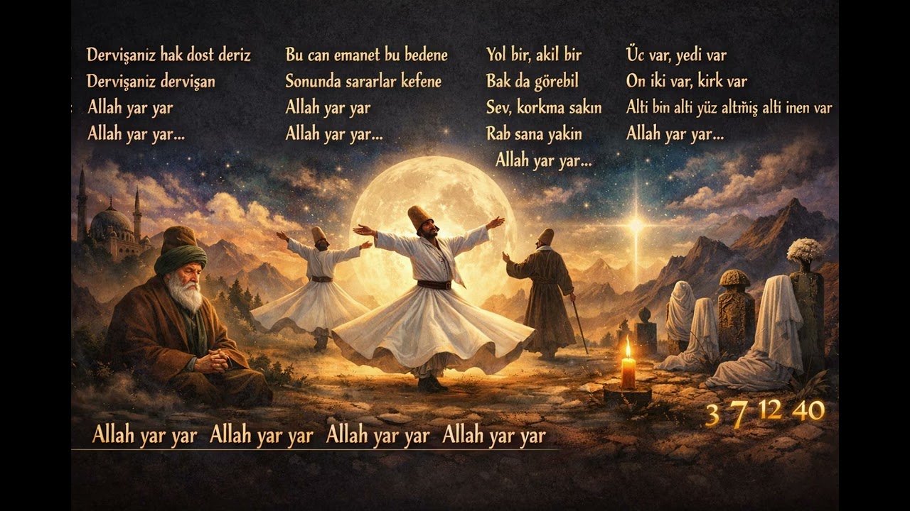 ALLAH YAR YAR  | Allah Yar Yar | Tasavvufi İlahi #allah #allahyaryar