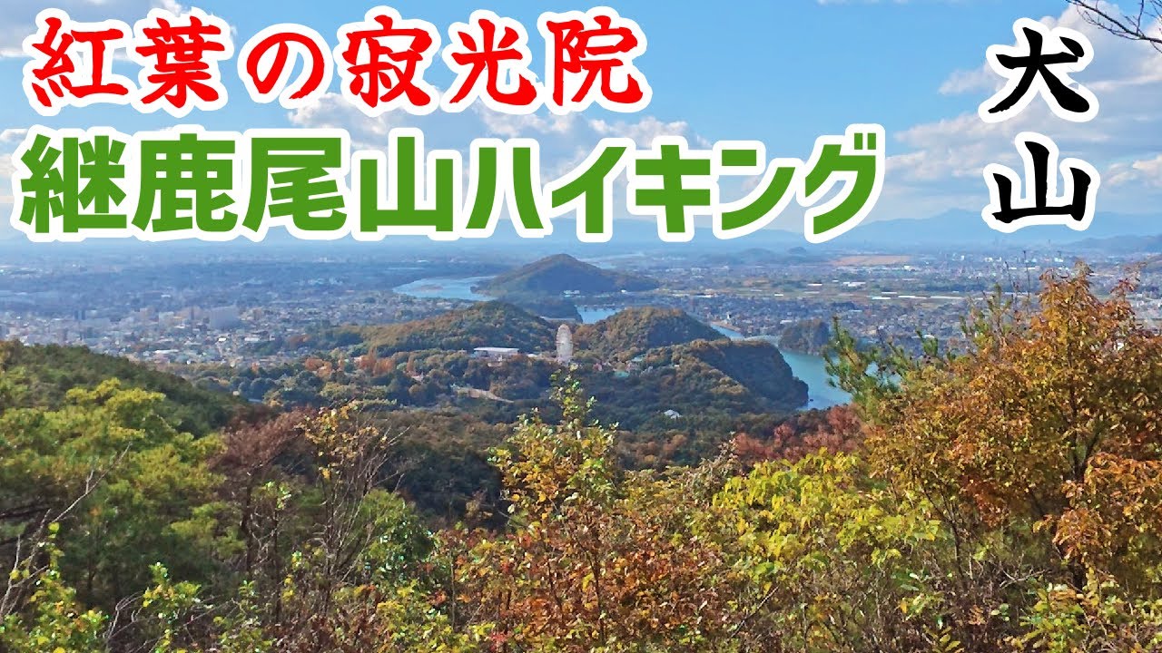 【紅葉の寂光院と継鹿尾山ハイキング】愛知県犬山市 [Autumn leaves at Jakko-in Temple and hiking ] Inuyama City, Aichi ，Japan
