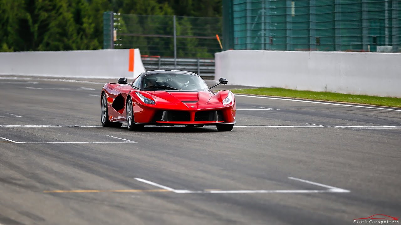 Ferrari LaFerrari on Track at Spa-Francorchamps !