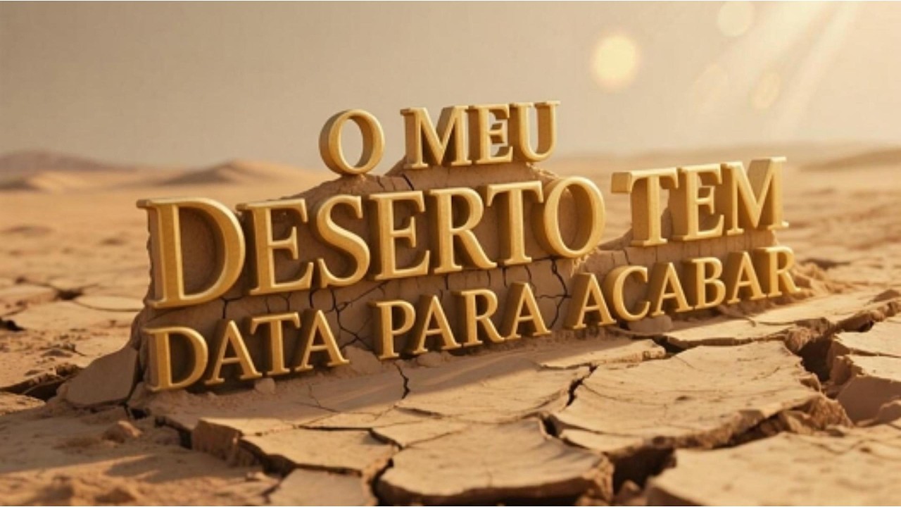 O MEU DESERTO TEM DATA PARA ACABAR