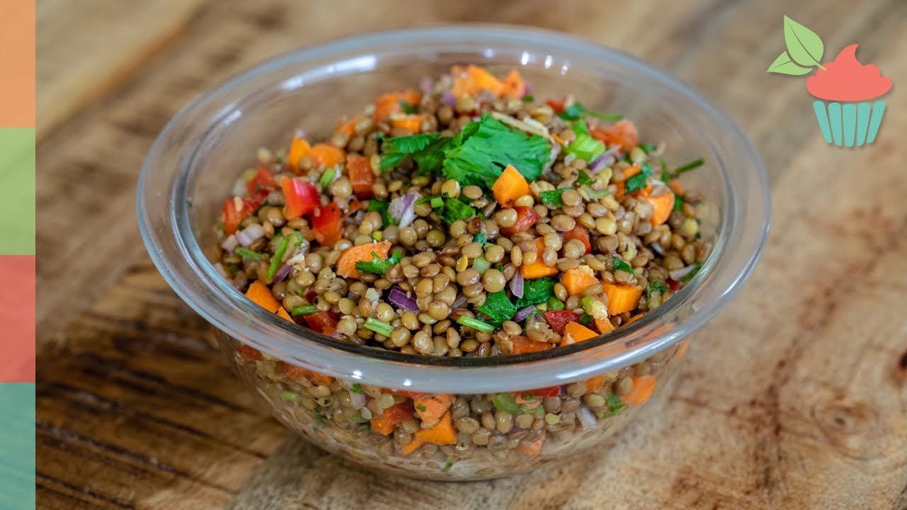 Green Lentil Salad | Salad Series!