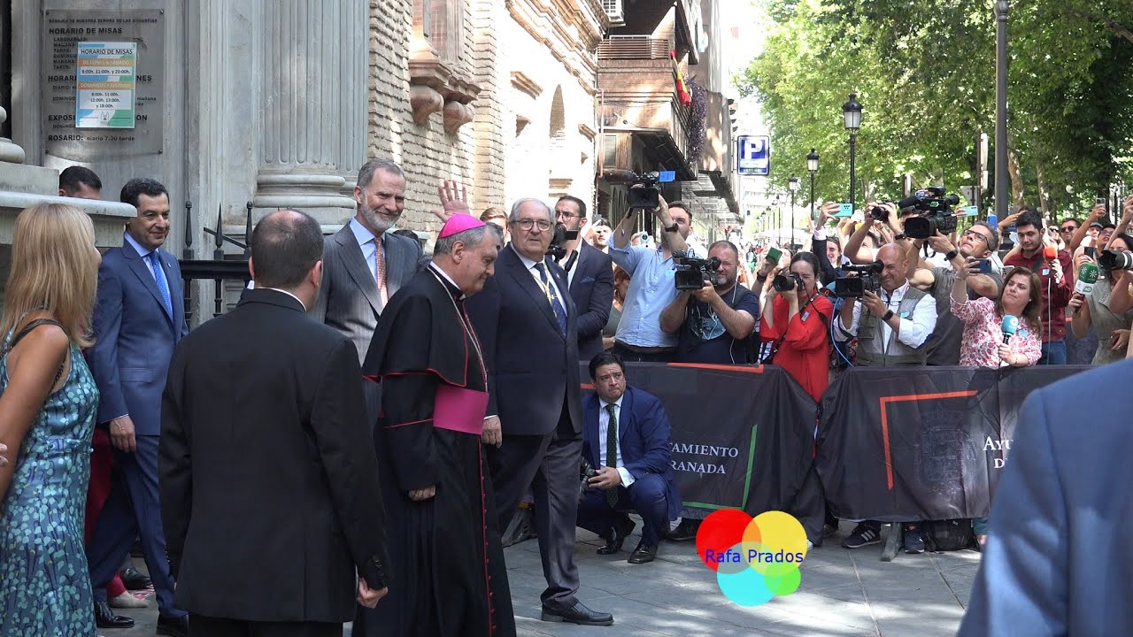 Visita del Rey de España, D. Felipe VI, a la Virgen de las Angustias, en Granada. 30-5-2025