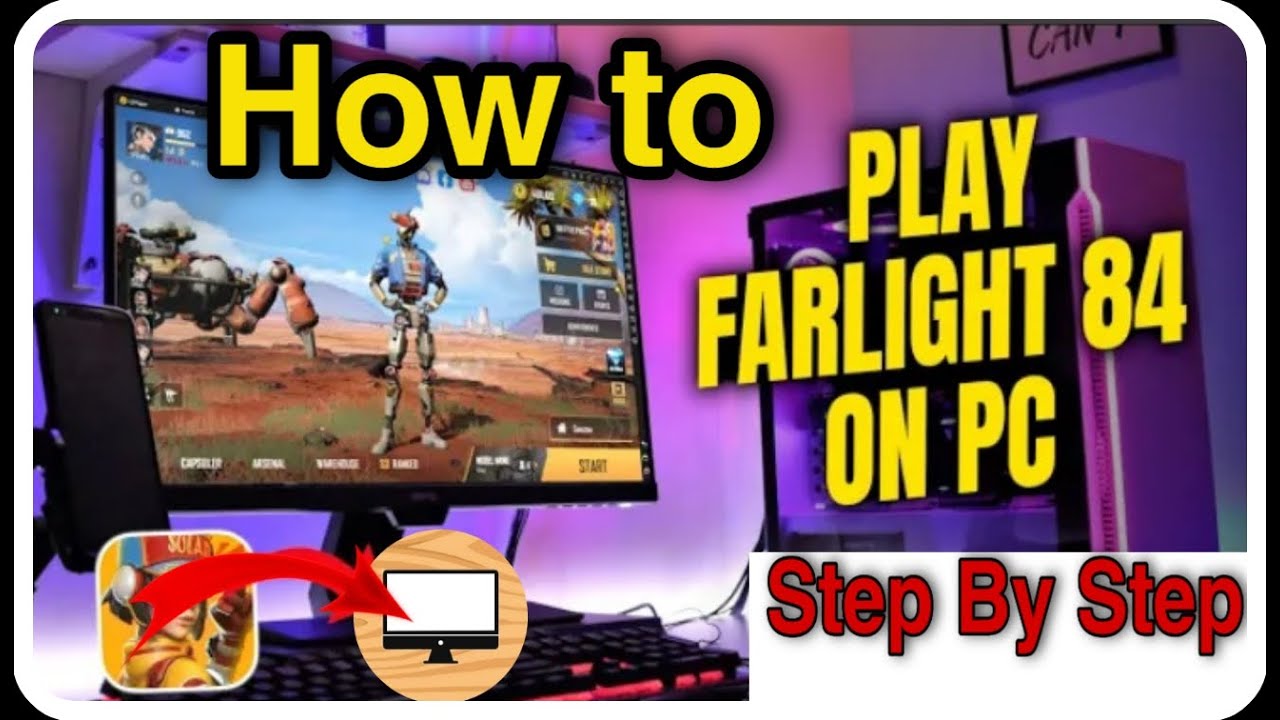 how to play farlight 84 in pc without emulator | steam | in hindi