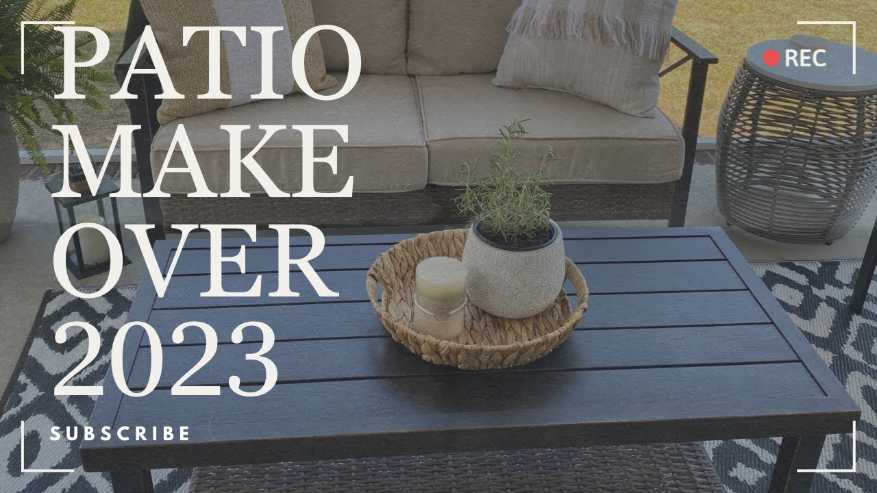 Patio makeover 2023