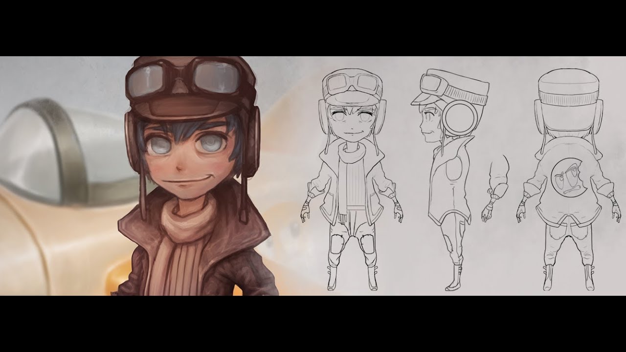 Creating a Stylized Character Turnaround from Concept