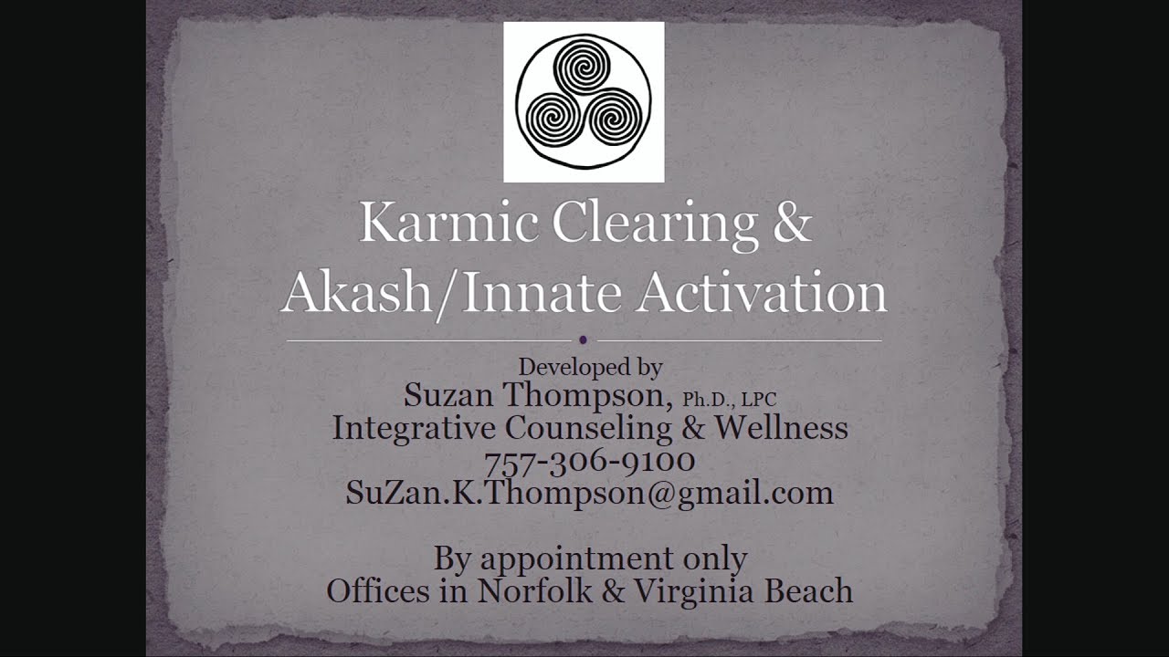 Karmic Clearing and EFT with Suzan Thompson