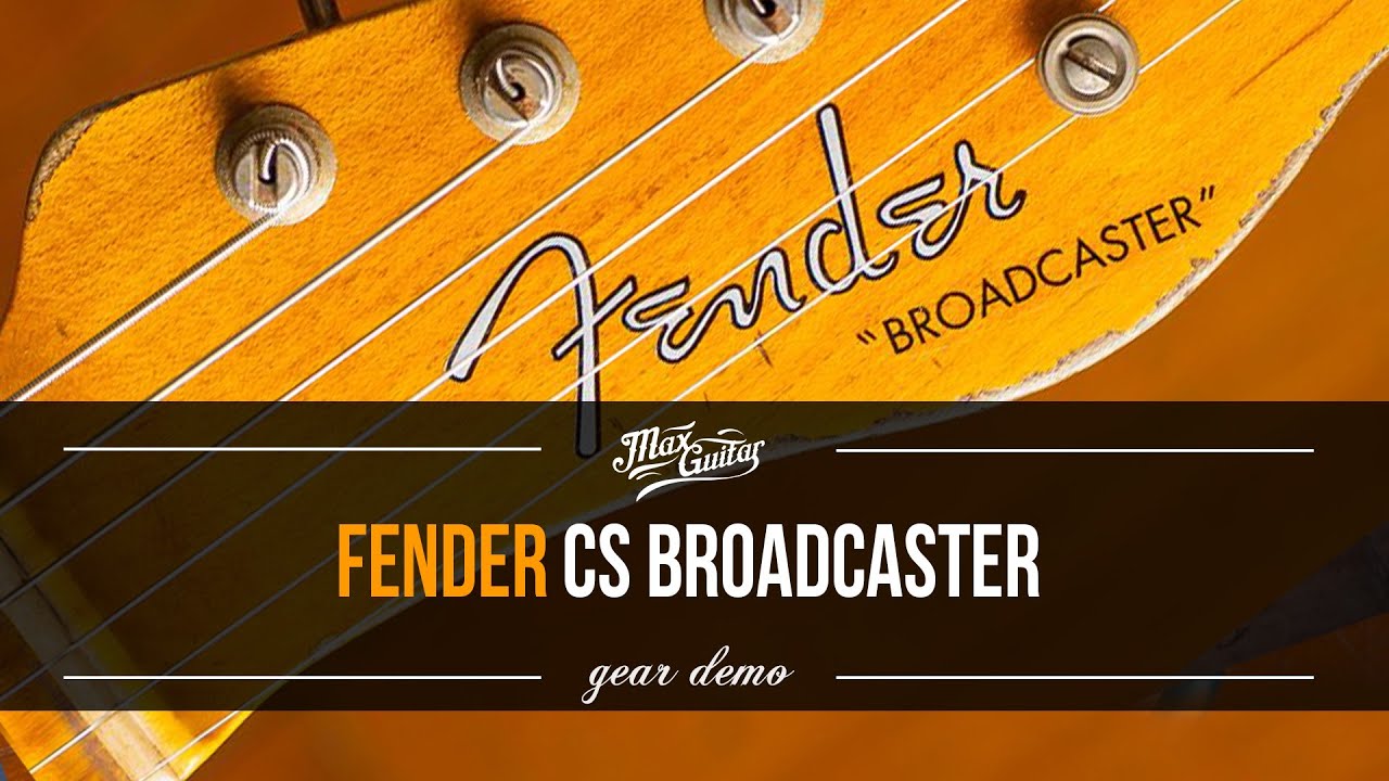 This is a TONE MONSTER | Fender CS Broadcaster 70th Anniversary in Aged Nocaster Blonde Heavy Relic