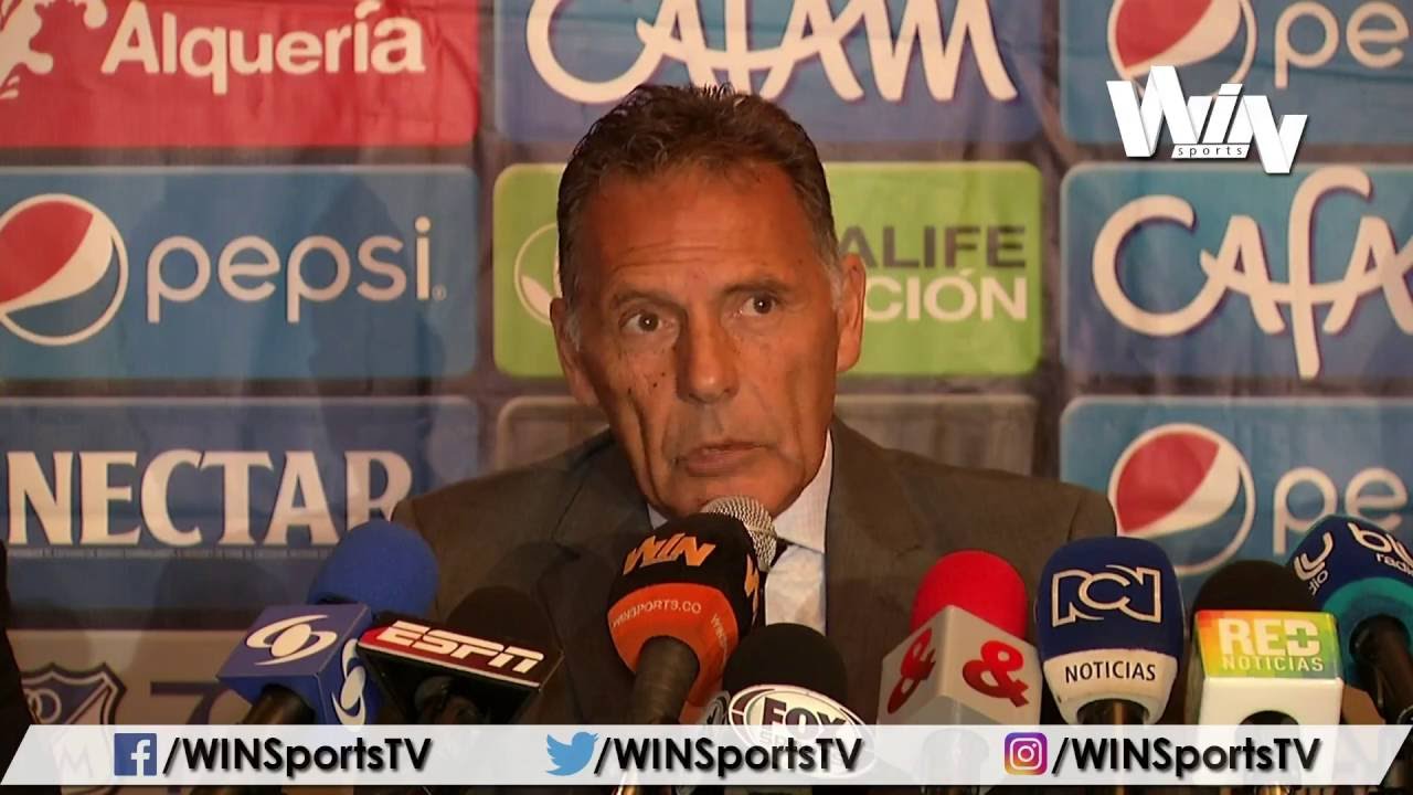 Rueda de prensa de Miguel Ángel Russo, como nuevo DT de Millonarios