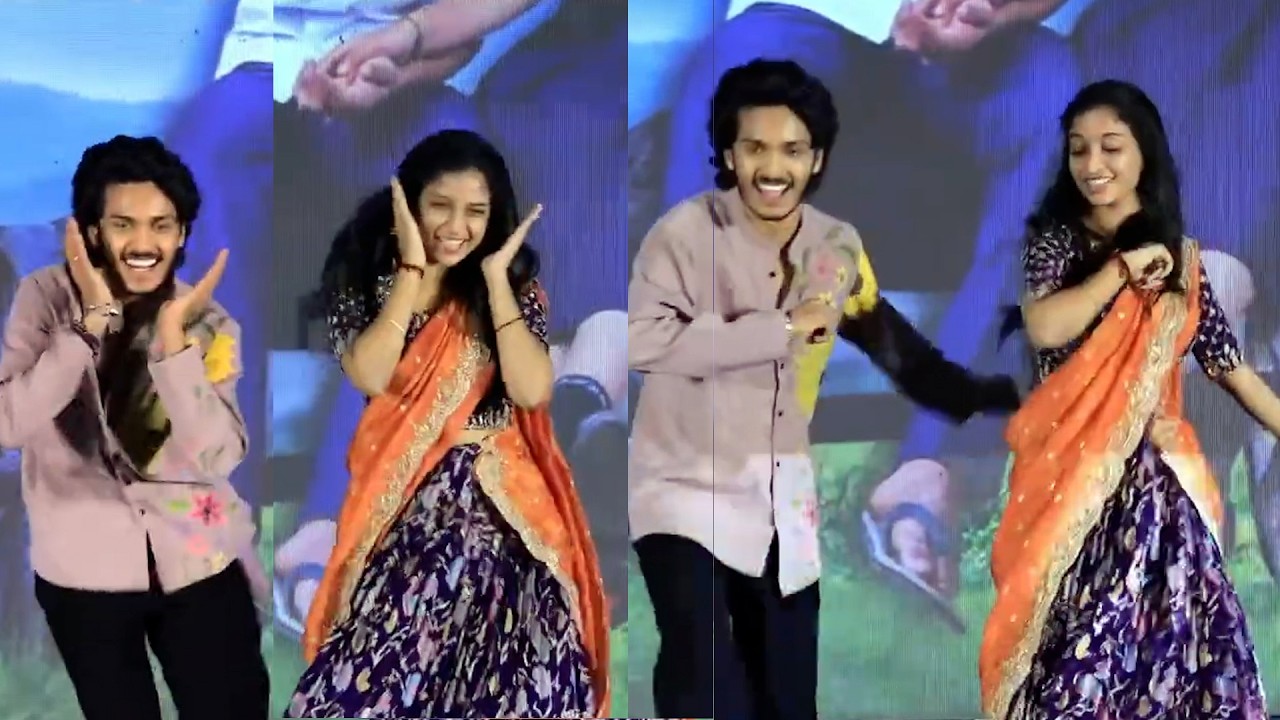 Harsh Roshan & Sridevi Dance Performance @ Band Melam Pre Release Event