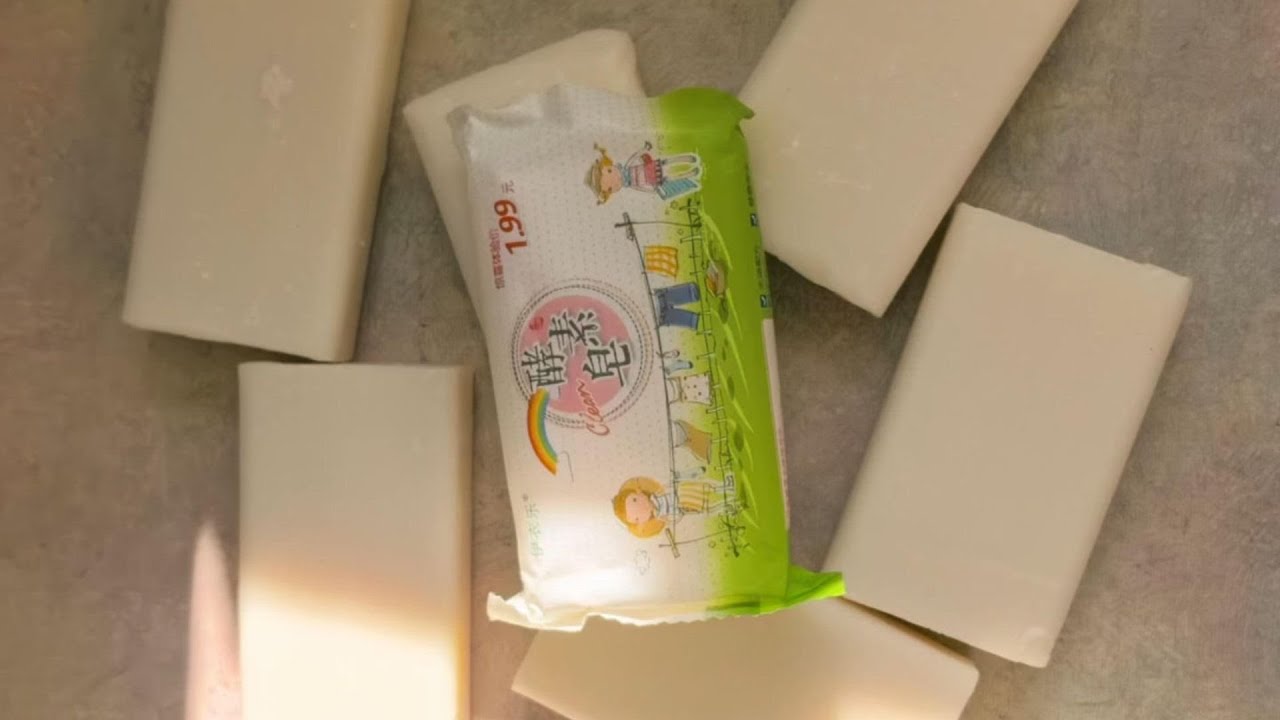 ASMR cutting dry soap/oddly carving soap/satisfying relaxing crunchy sounds/Crushing soap ASMR #4530
