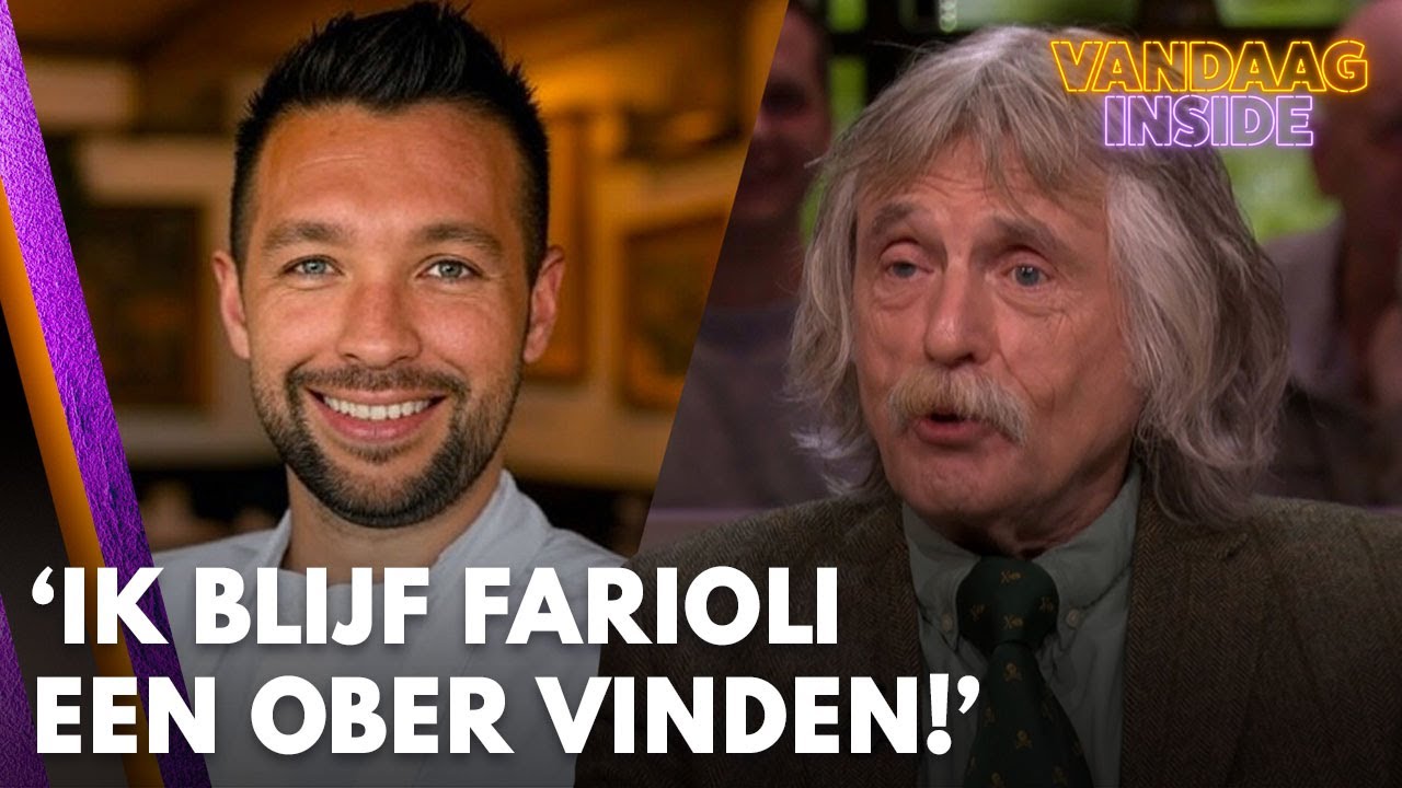 Johan over Farioli: 'Ik blijf het een ober van een Italiaans restaurant vinden' | VANDAAG INSIDE