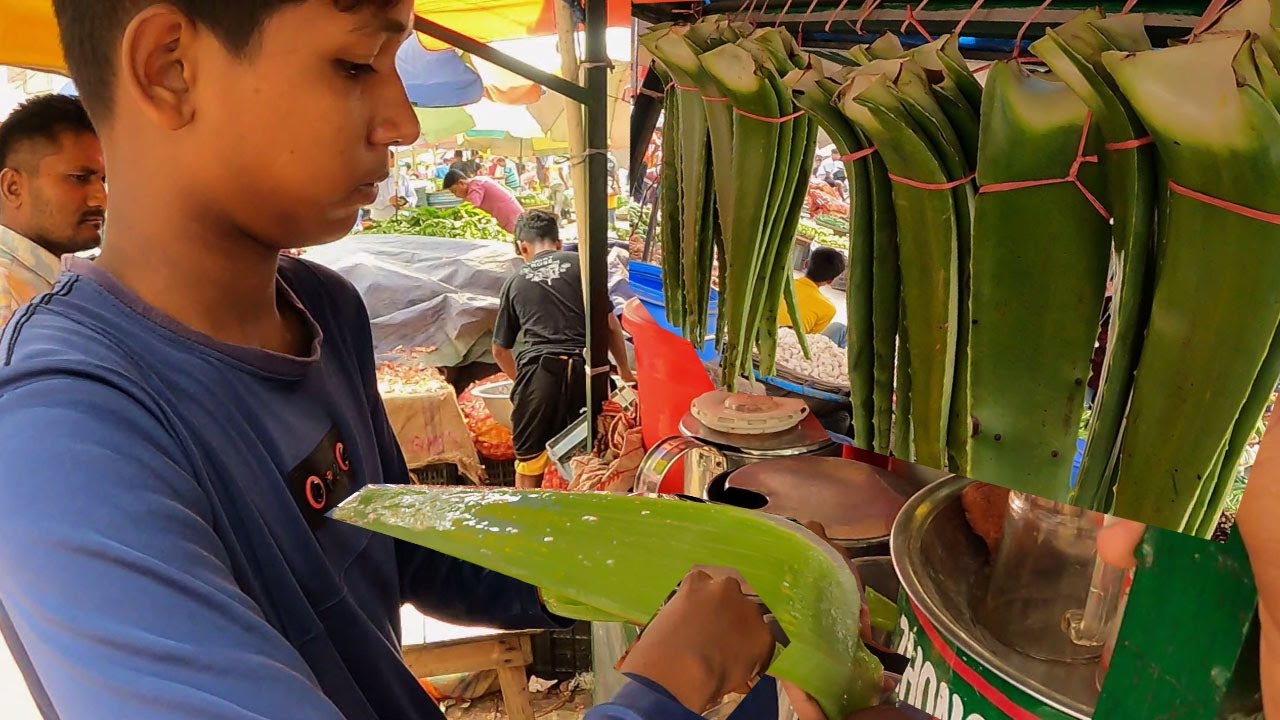 Amazing Small Boy Manages Everythign Must Hard Working Selling Aloe Vera Juice Aloe Vera Shorbat