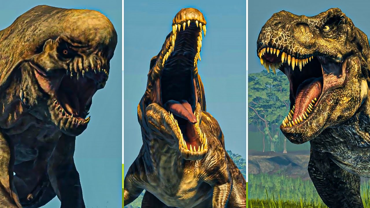 Все возрождающиеся динозавры рычат | Roblox Jurassic Genesis