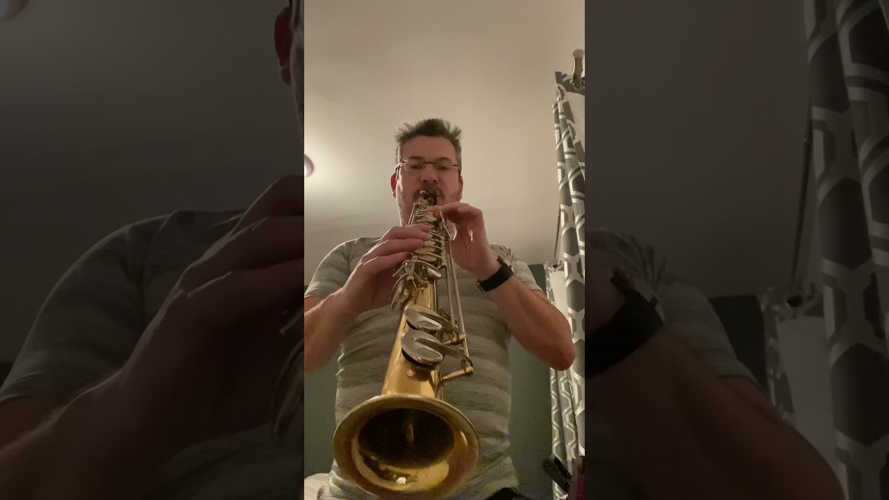 Vintage Borgani soprano sax demo