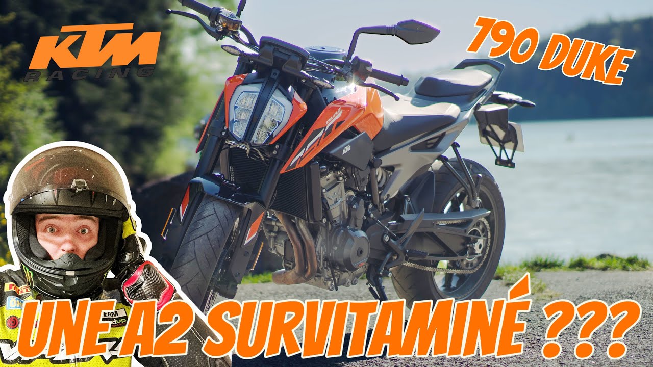 TEST KTM 790 DUKE A2 : La REINE des motos A2 ??? Avec @Jigfio