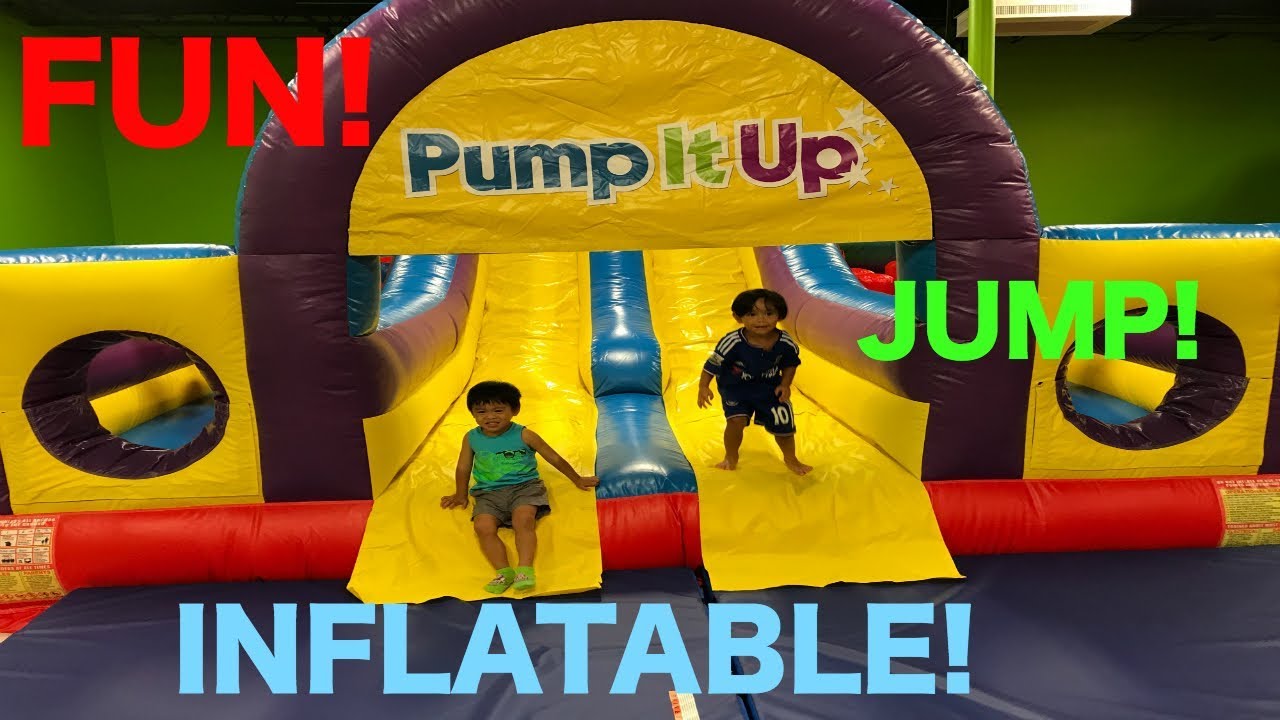 Inflatable Playground Fun House | Pump It Up Sugar Land Stafford