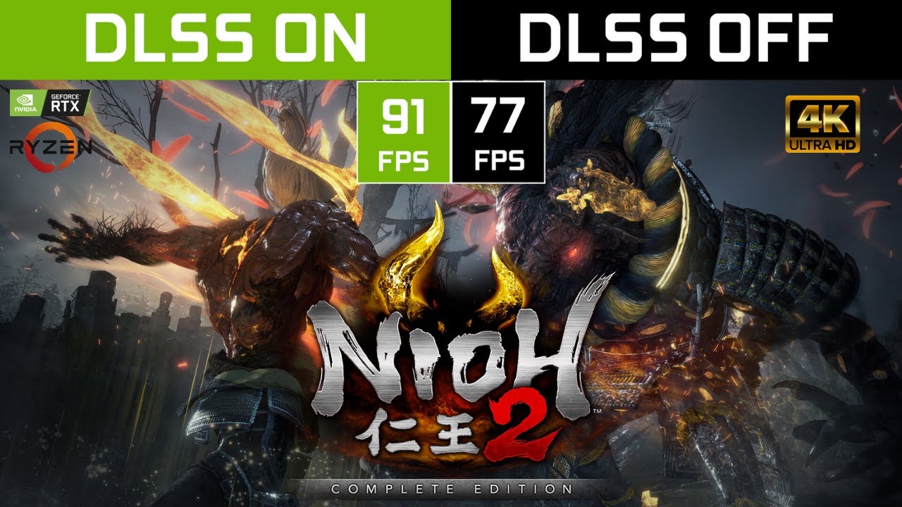 Nioh 2 DLSS ON vs OFF Comparison | RTX 3070 4k Gameplay