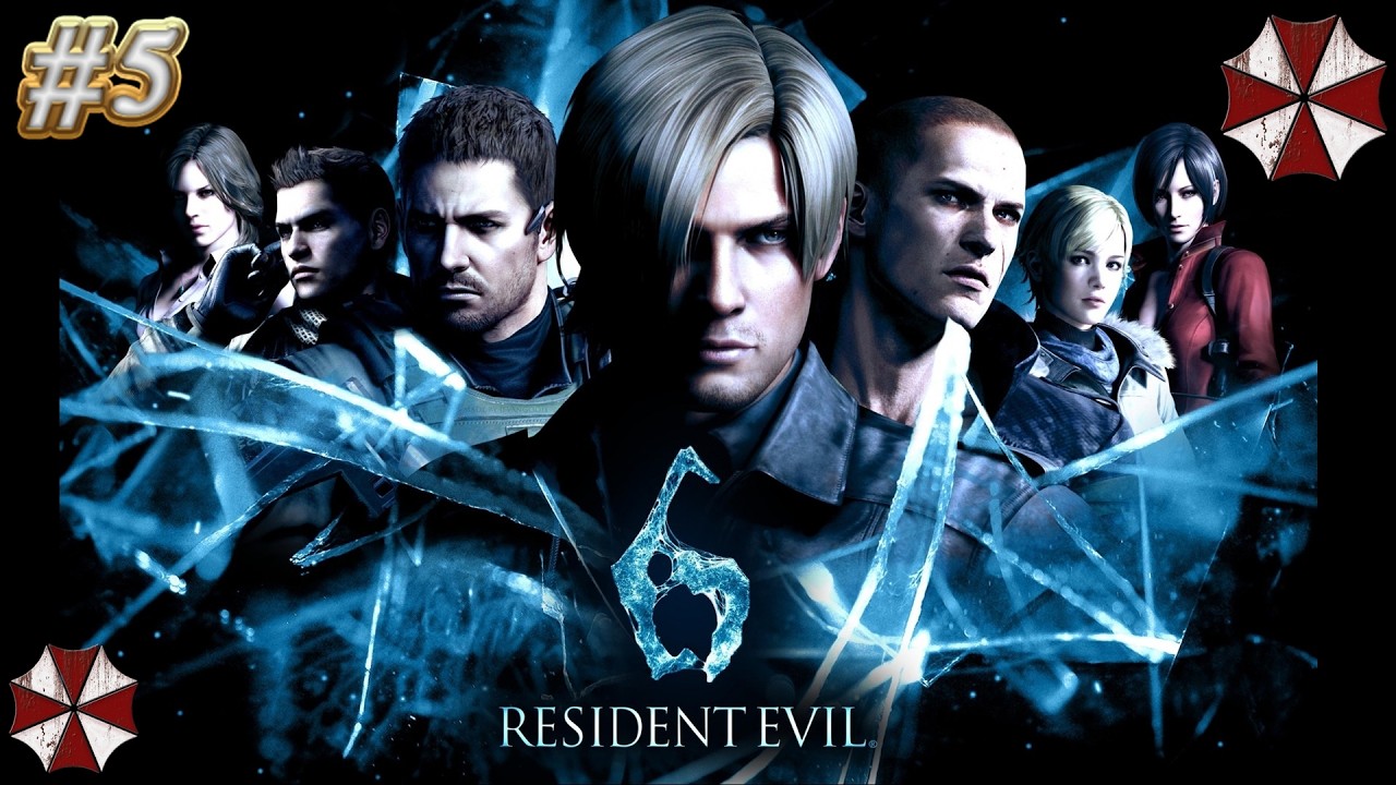 Zagrajmy w Resident Evil 6 odc.5 - Katakumby i lot samolotem ✈